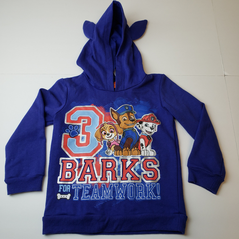 Nickelodeon Boys Paw Patrol Hoodie Sweatshirt 5T